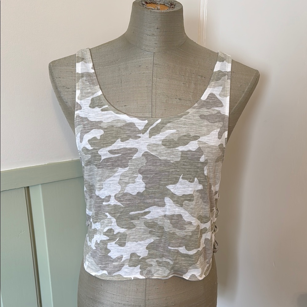 Camo Print Tank Top